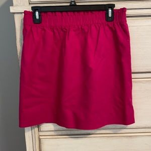 J Crew linen and cotton elastic waist skirt